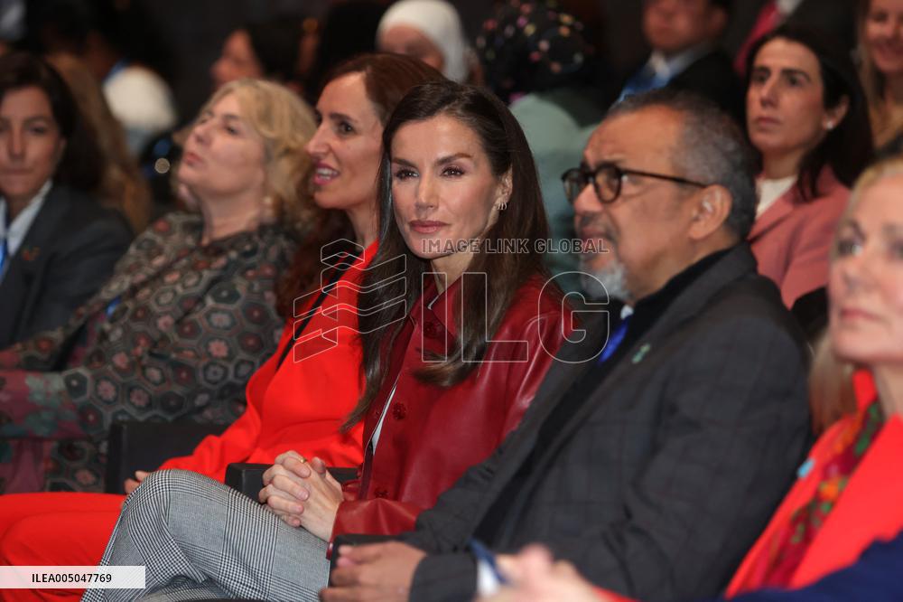 Queen Letizia at Opening of the Global Caregivers Forum - Madrid