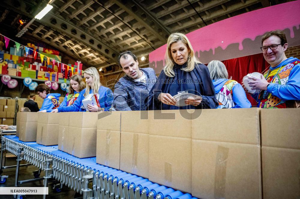Queen Maxima Visits Jarige Job Foundation - Rotterdam