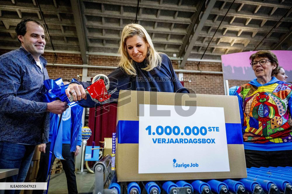 Queen Maxima Visits Jarige Job Foundation - Rotterdam