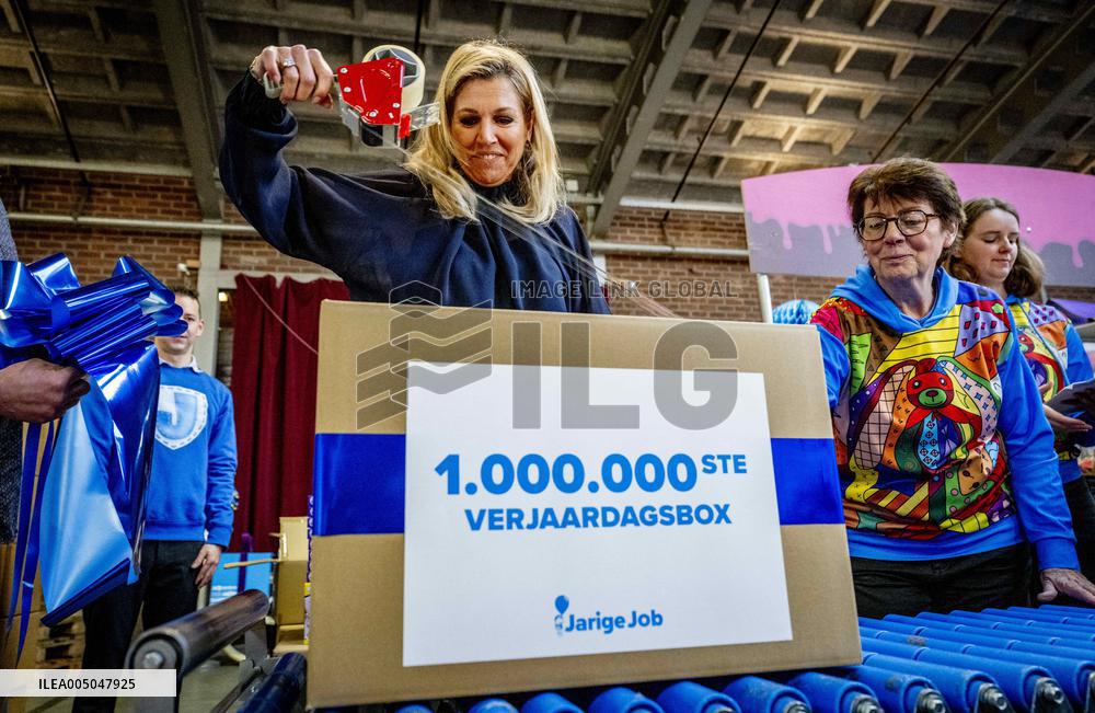 Queen Maxima Visits Jarige Job Foundation - Rotterdam