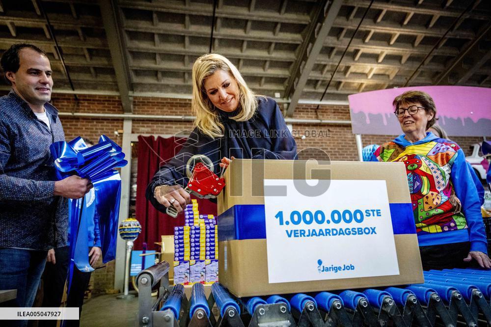 Queen Maxima Visits Jarige Job Foundation - Rotterdam