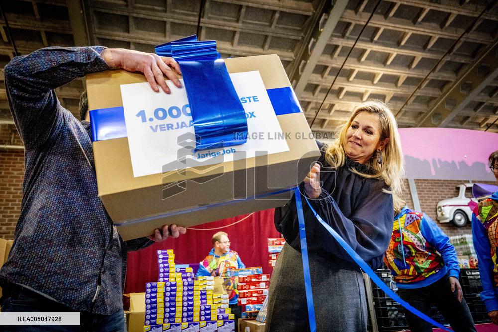 Queen Maxima Visits Jarige Job Foundation - Rotterdam