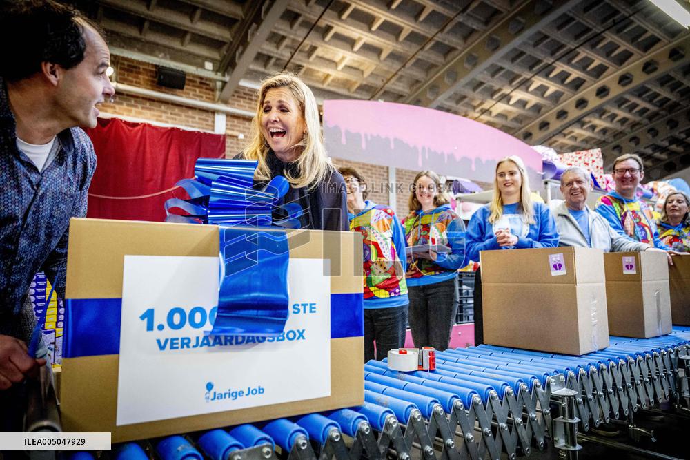 Queen Maxima Visits Jarige Job Foundation - Rotterdam