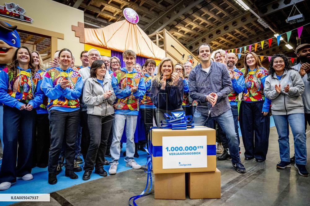 Queen Maxima Visits Jarige Job Foundation - Rotterdam