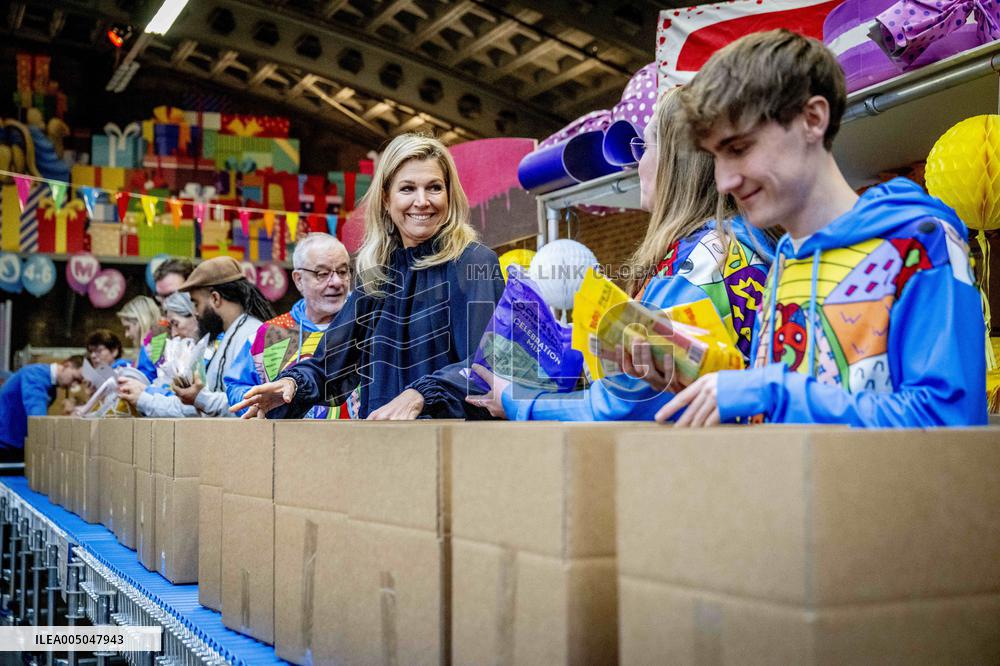 Queen Maxima Visits Jarige Job Foundation - Rotterdam