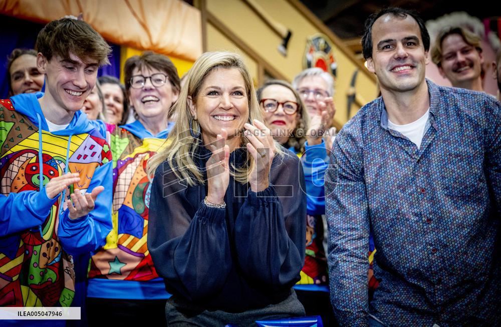 Queen Maxima Visits Jarige Job Foundation - Rotterdam