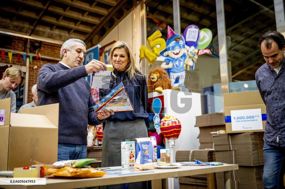 Queen Maxima Visits Jarige Job Foundation - Rotterdam