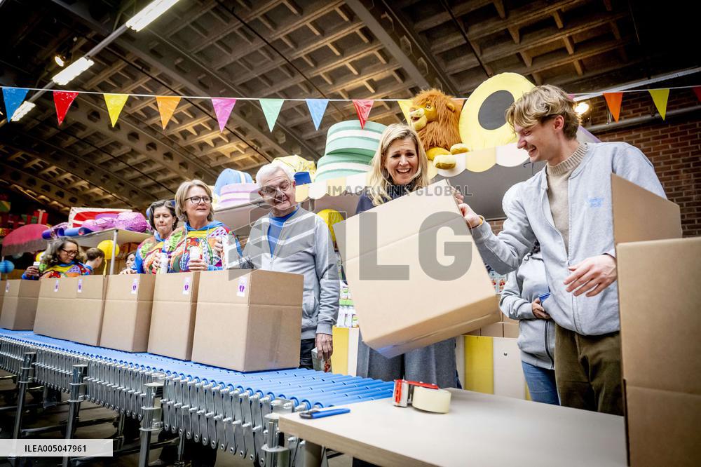 Queen Maxima Visits Jarige Job Foundation - Rotterdam
