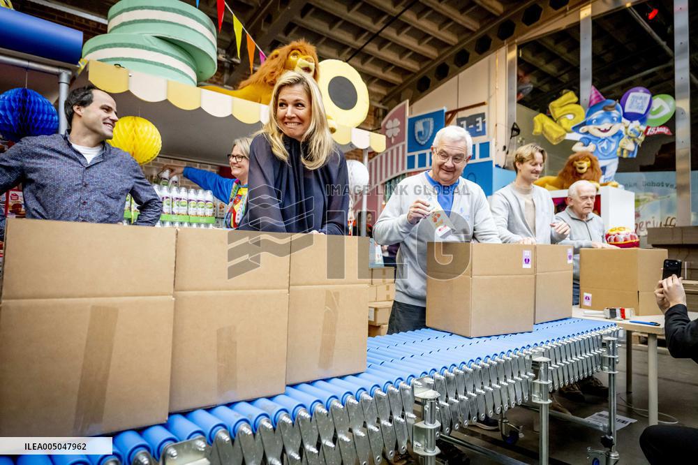Queen Maxima Visits Jarige Job Foundation - Rotterdam