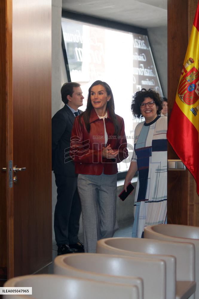 Queen Letizia at Opening of the Global Caregivers Forum - Madrid