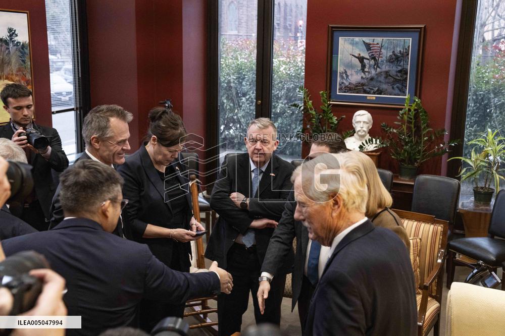 Danish and Greenland Officials Meet US Senators on Capitol Hill