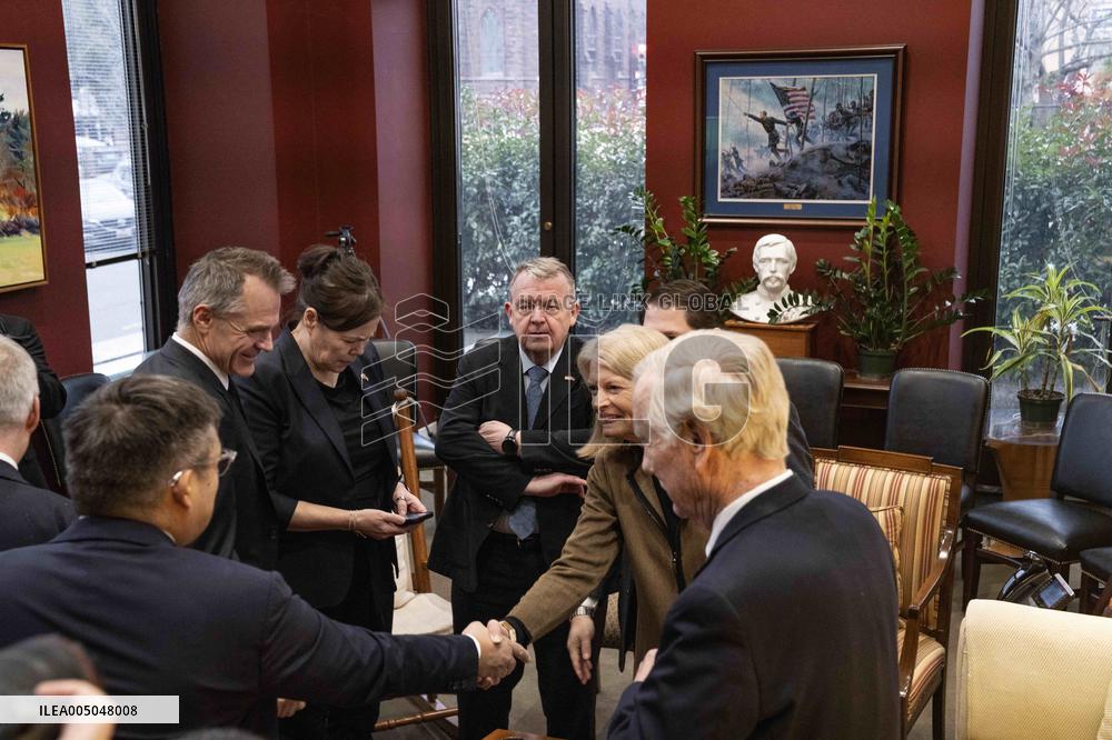 Danish and Greenland Officials Meet US Senators on Capitol Hill