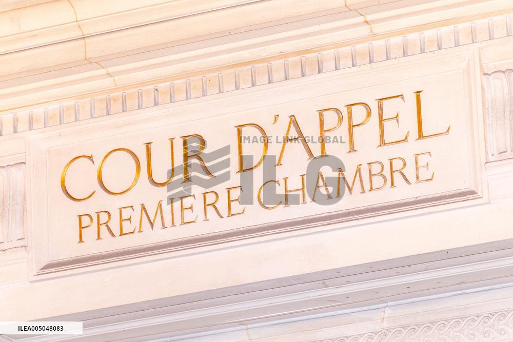 Appeal trial of Marine Le Pen and RN’s officials during a break - Paris AJ