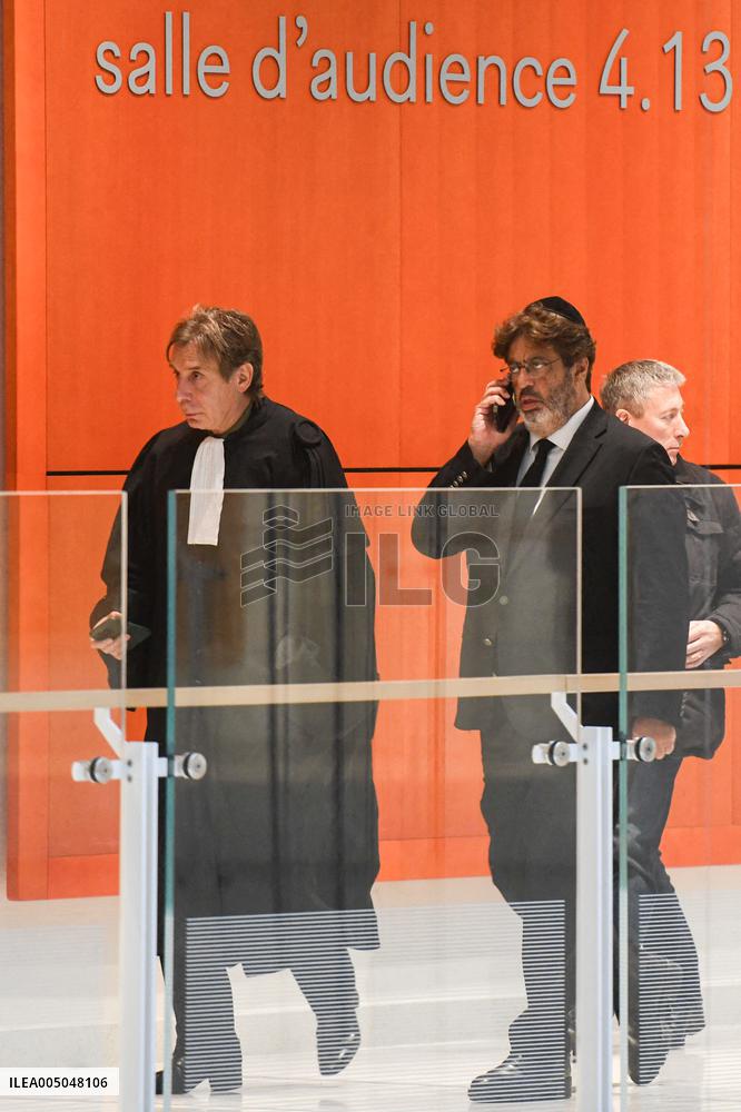 Meyer Habib At His Trial Against David Guiraud - Paris