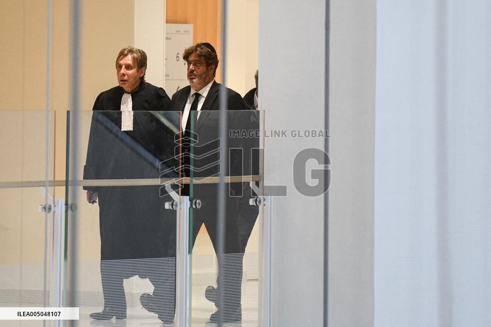 Meyer Habib At His Trial Against David Guiraud - Paris