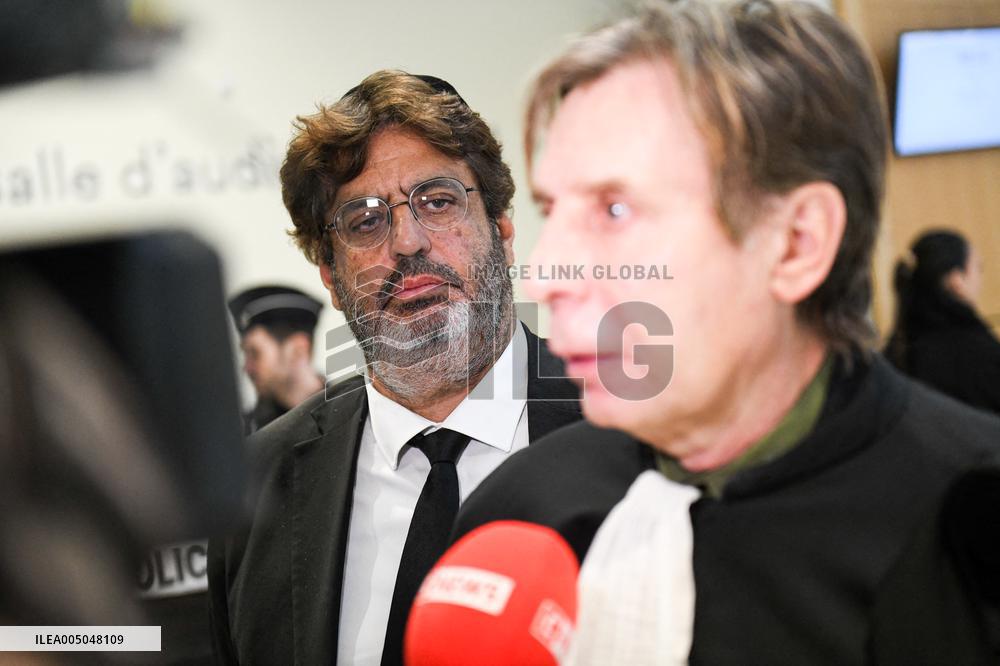 Meyer Habib At His Trial Against David Guiraud - Paris
