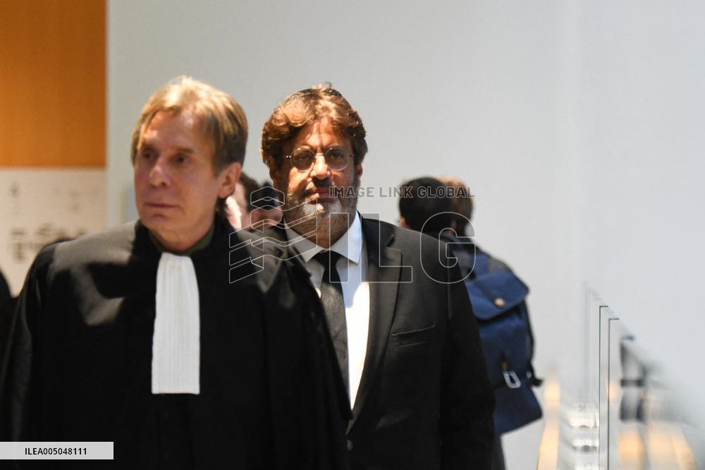 Meyer Habib At His Trial Against David Guiraud - Paris