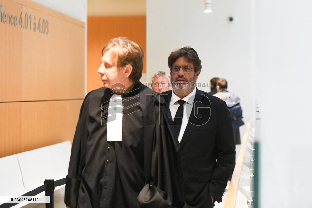 Meyer Habib At His Trial Against David Guiraud - Paris