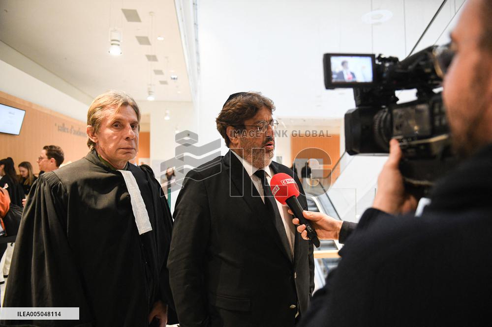 Meyer Habib At His Trial Against David Guiraud - Paris