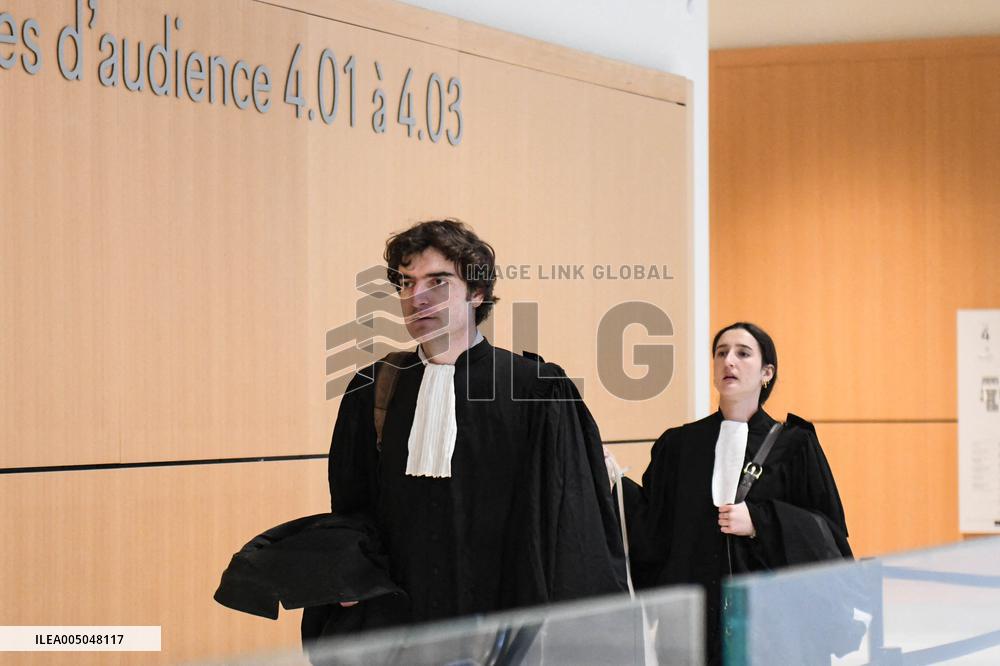 Meyer Habib At His Trial Against David Guiraud - Paris