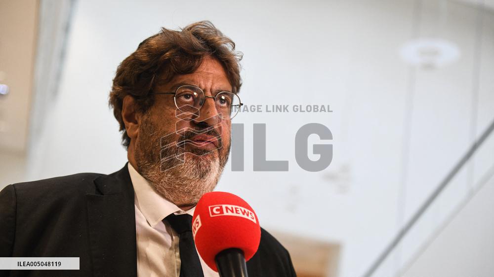 Meyer Habib At His Trial Against David Guiraud - Paris