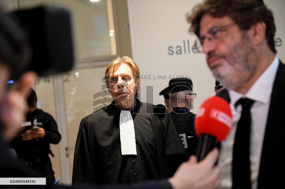 Meyer Habib At His Trial Against David Guiraud - Paris