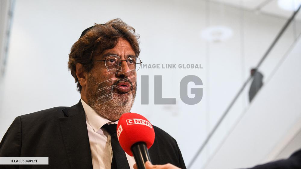 Meyer Habib At His Trial Against David Guiraud - Paris