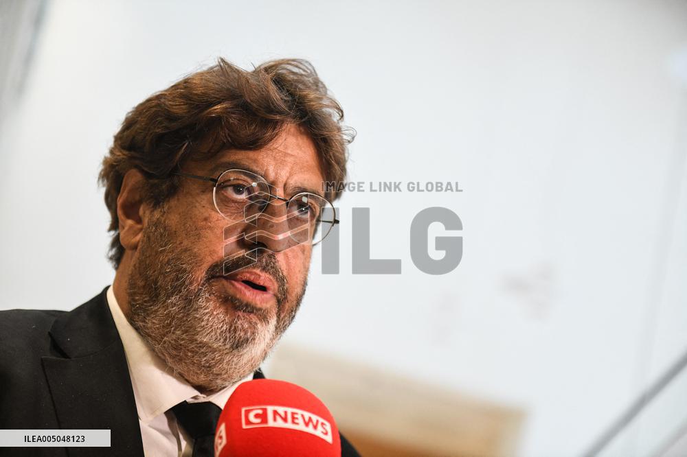 Meyer Habib At His Trial Against David Guiraud - Paris