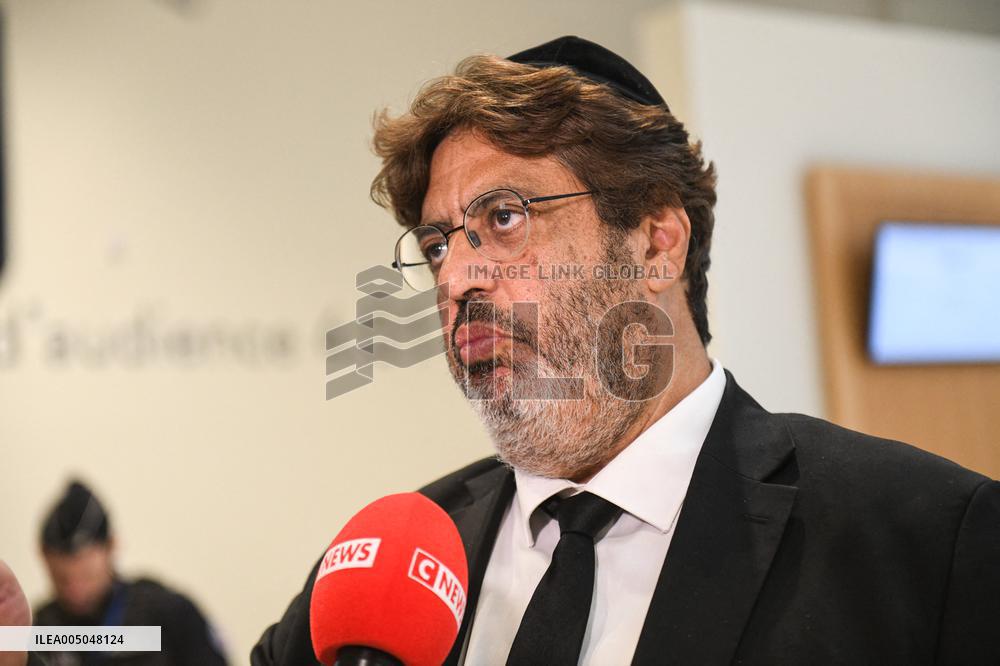 Meyer Habib At His Trial Against David Guiraud - Paris