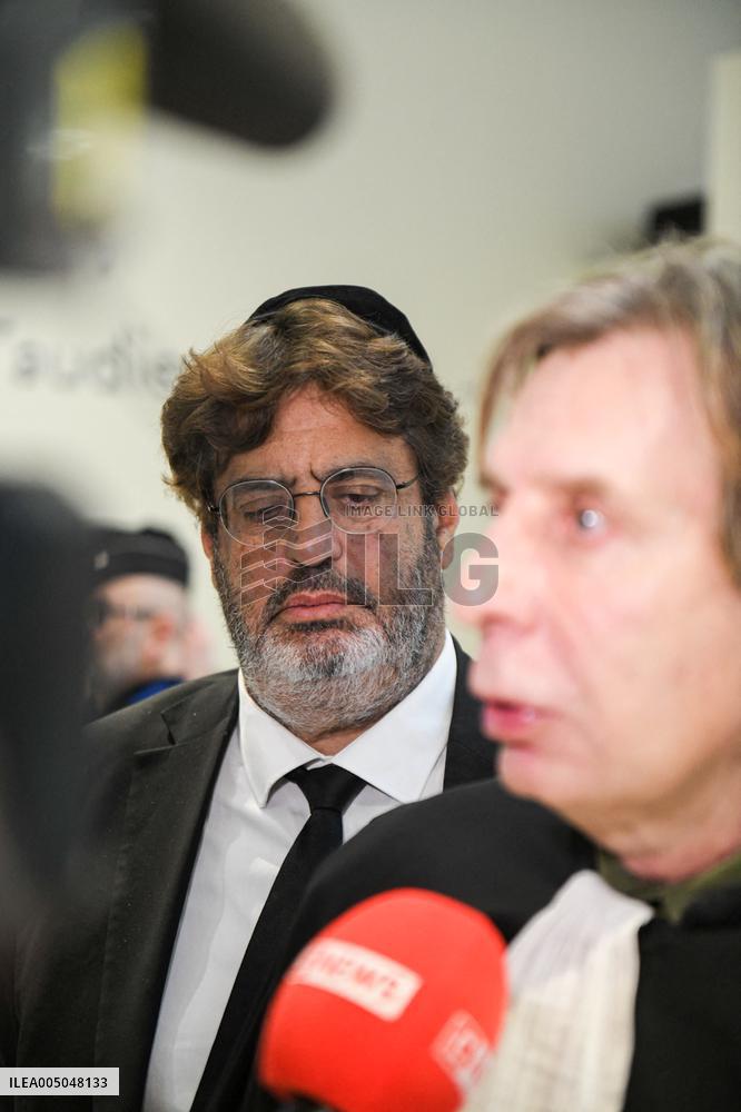 Meyer Habib At His Trial Against David Guiraud - Paris