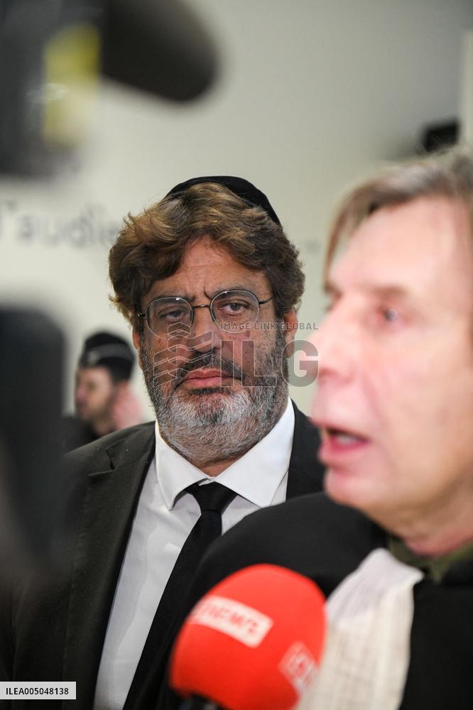 Meyer Habib At His Trial Against David Guiraud - Paris