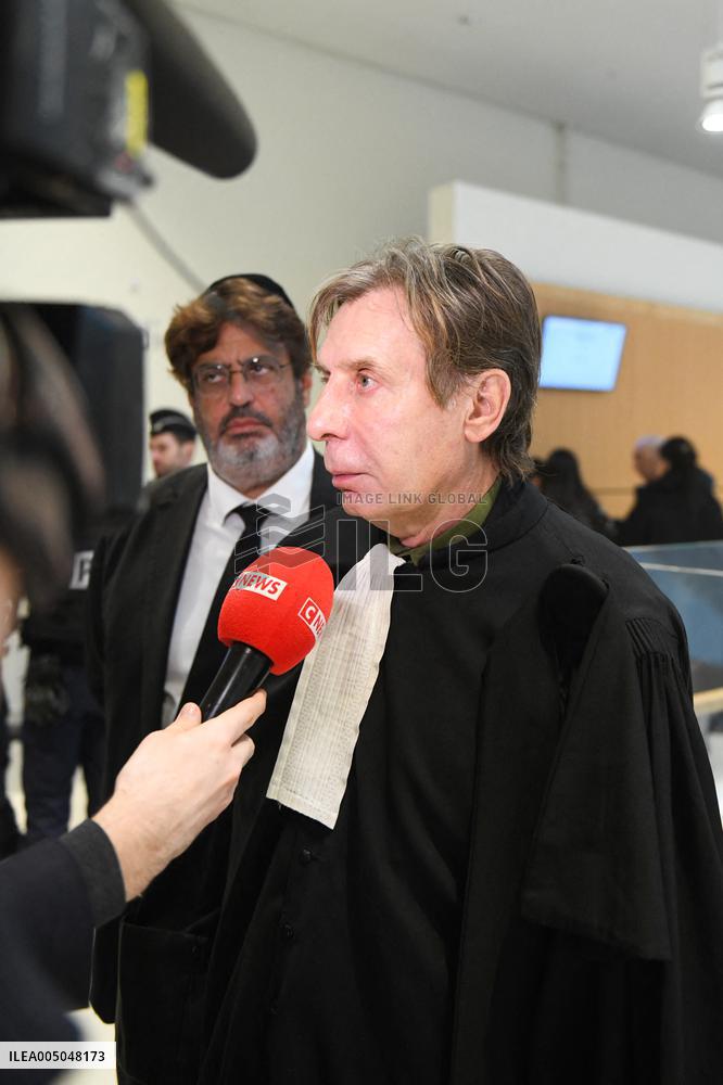 Meyer Habib At His Trial Against David Guiraud - Paris