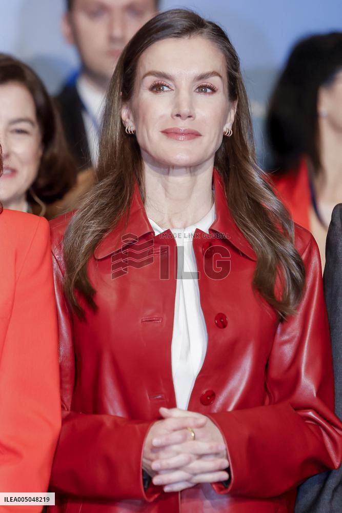 Queen Letizia at Opening of the Global Caregivers Forum - Madrid
