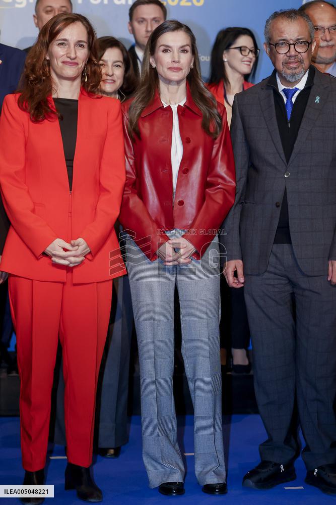 Queen Letizia at Opening of the Global Caregivers Forum - Madrid