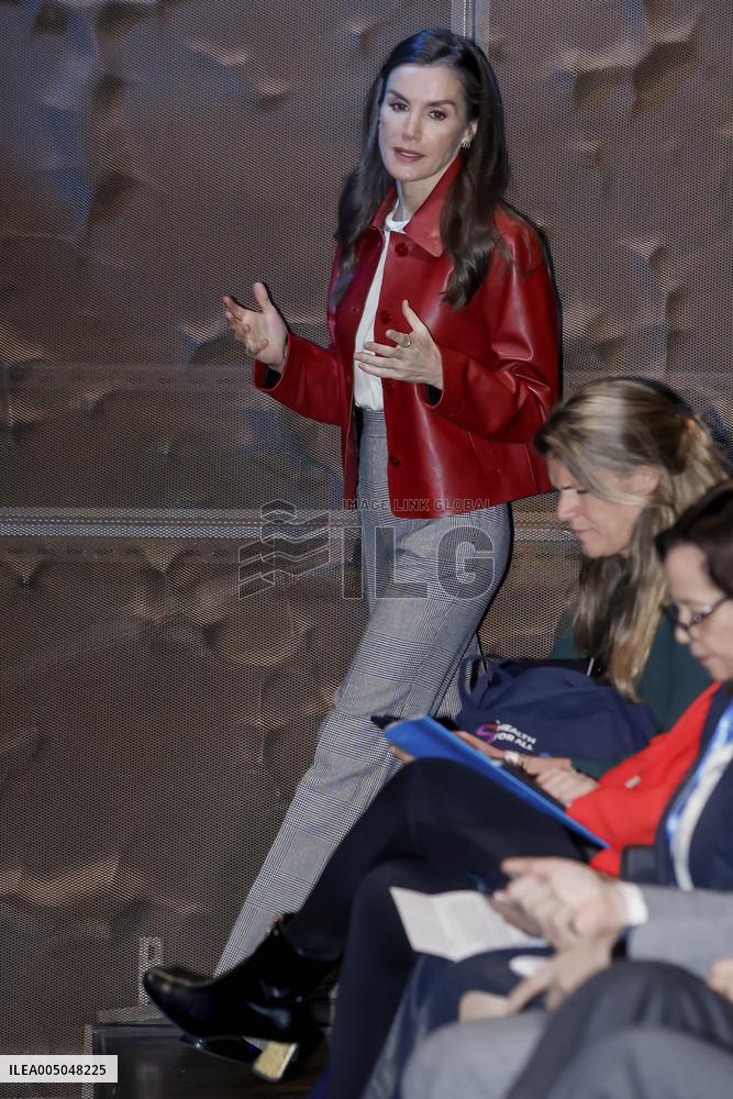 Queen Letizia at Opening of the Global Caregivers Forum - Madrid