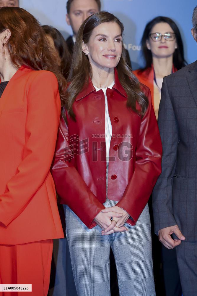 Queen Letizia at Opening of the Global Caregivers Forum - Madrid