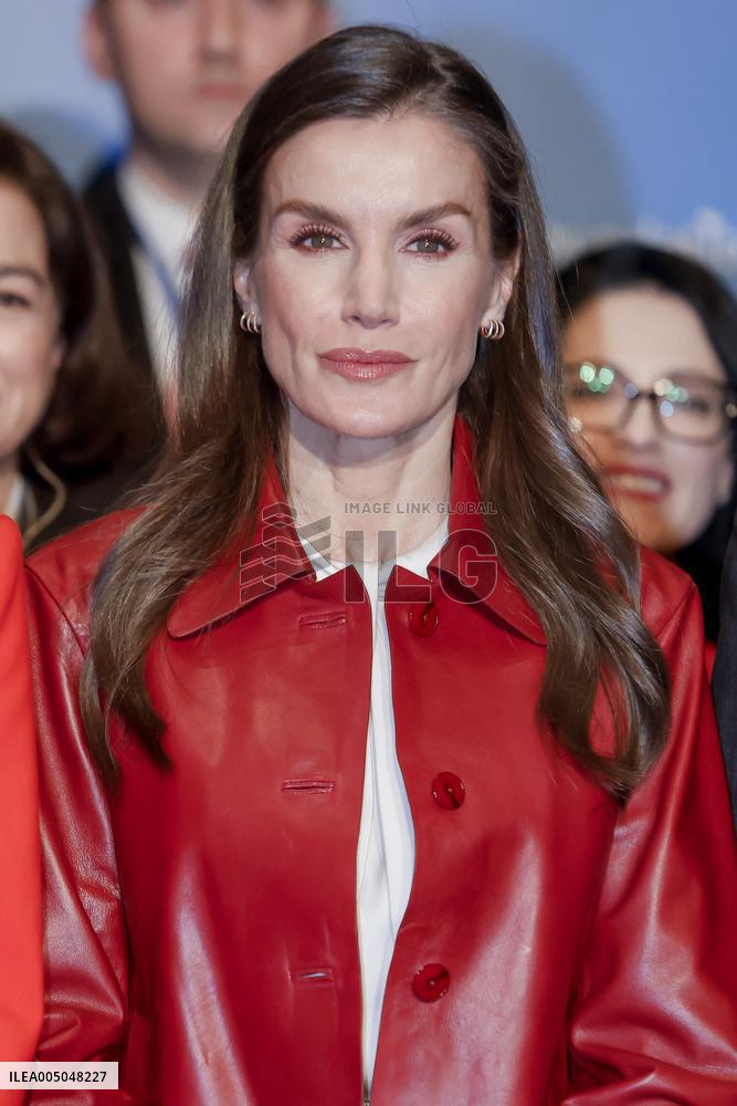 Queen Letizia at Opening of the Global Caregivers Forum - Madrid