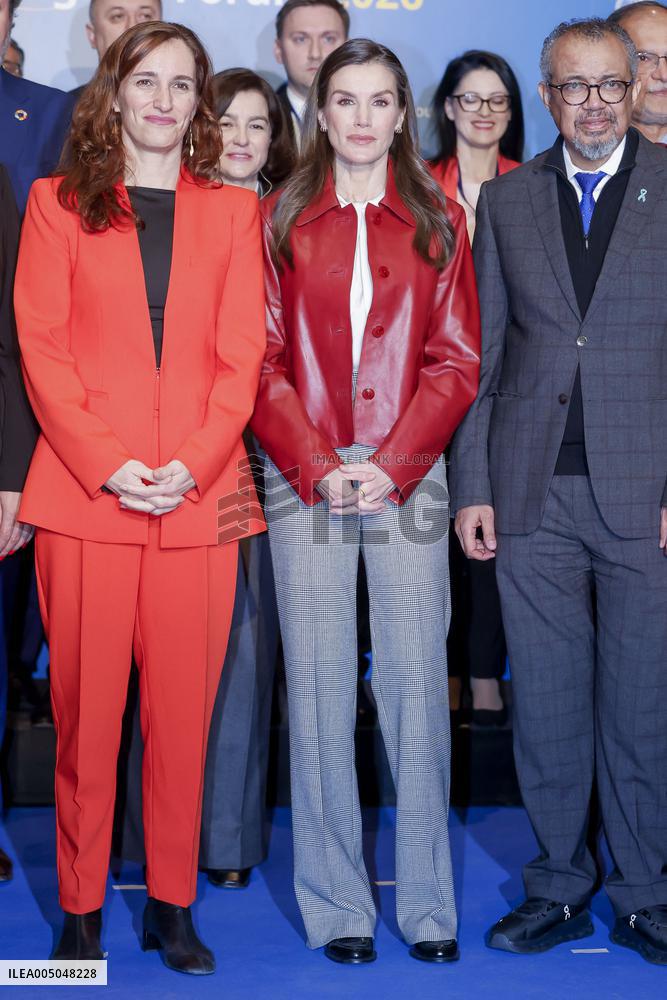 Queen Letizia at Opening of the Global Caregivers Forum - Madrid