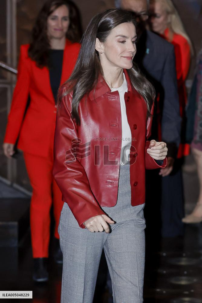 Queen Letizia at Opening of the Global Caregivers Forum - Madrid