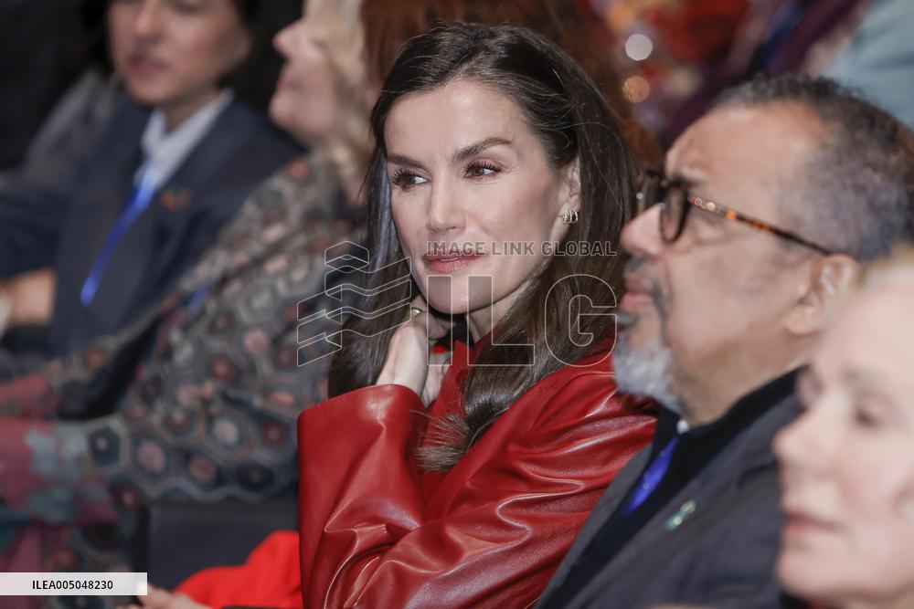 Queen Letizia at Opening of the Global Caregivers Forum - Madrid