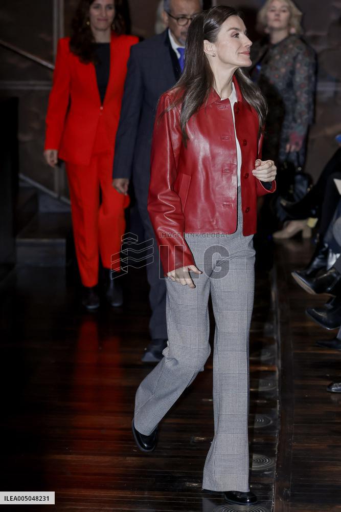 Queen Letizia at Opening of the Global Caregivers Forum - Madrid