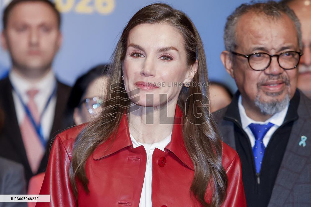Queen Letizia at Opening of the Global Caregivers Forum - Madrid