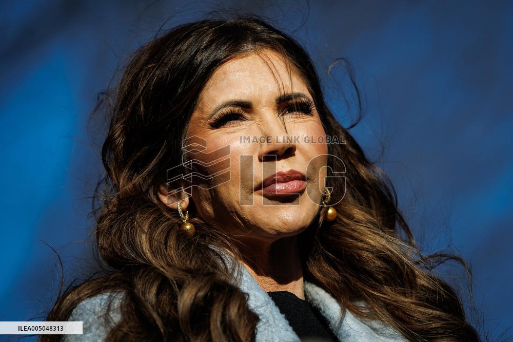 DC: U.S. Homeland Security Sec. Kristi Noem at White House