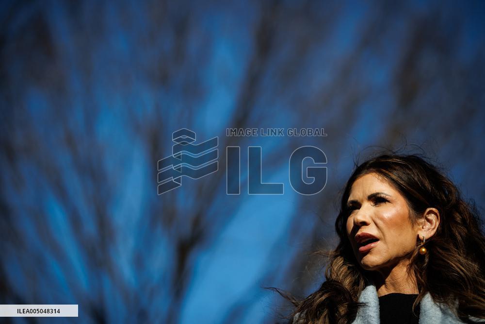 DC: U.S. Homeland Security Sec. Kristi Noem at White House