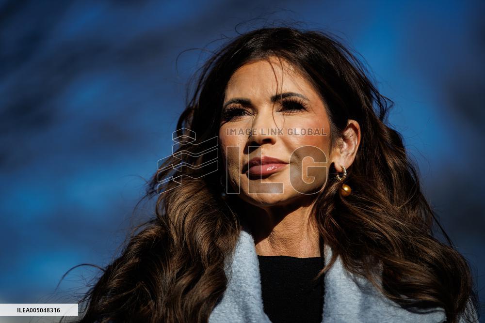 DC: U.S. Homeland Security Sec. Kristi Noem at White House