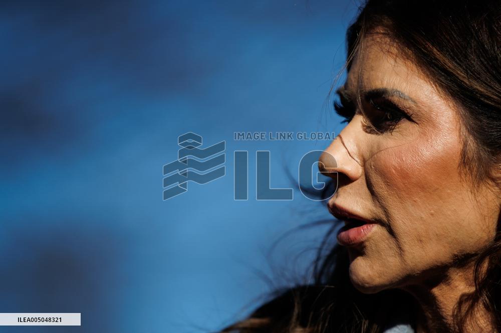 DC: U.S. Homeland Security Sec. Kristi Noem at White House