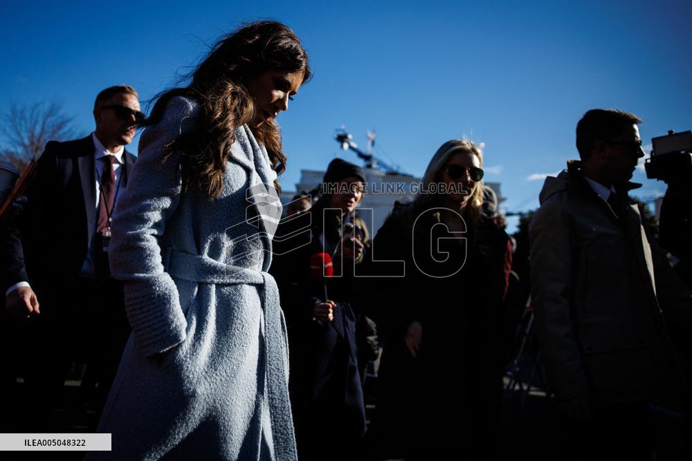 DC: U.S. Homeland Security Sec. Kristi Noem at White House