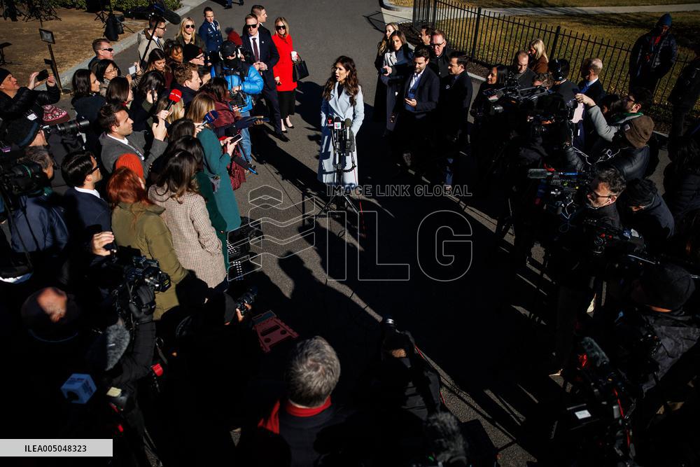 DC: U.S. Homeland Security Sec. Kristi Noem at White House