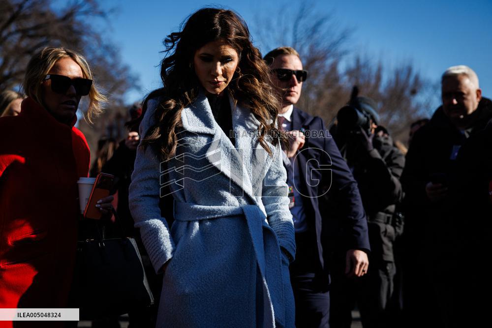 DC: U.S. Homeland Security Sec. Kristi Noem at White House