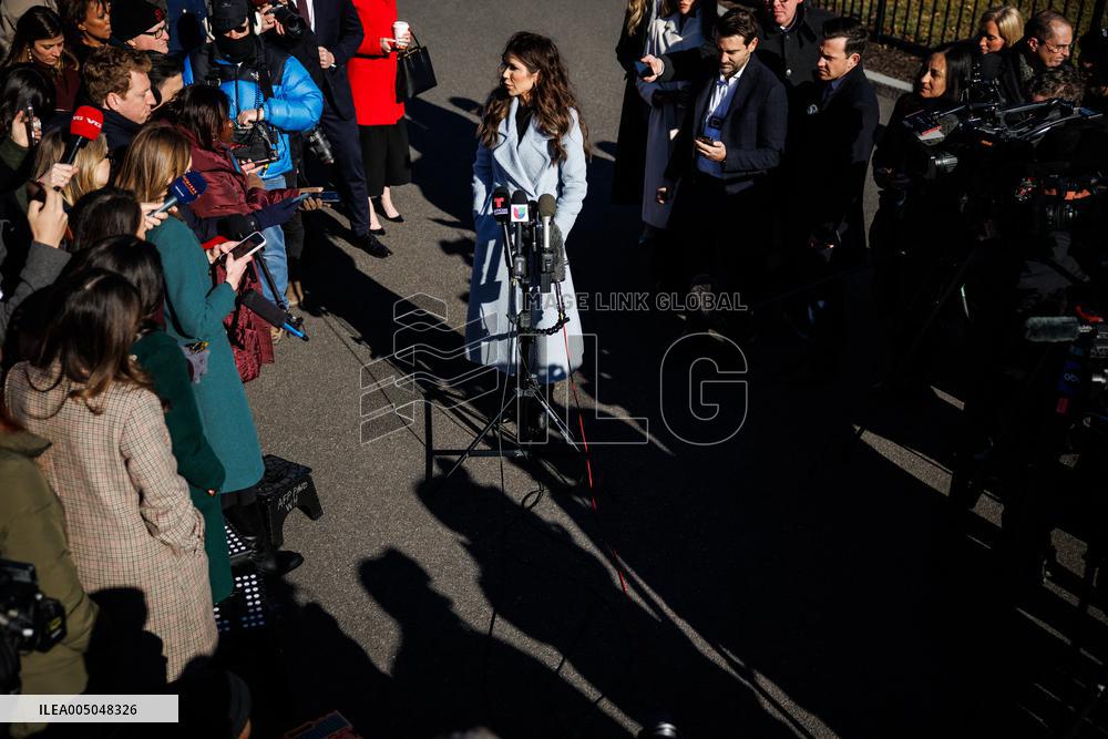 DC: U.S. Homeland Security Sec. Kristi Noem at White House